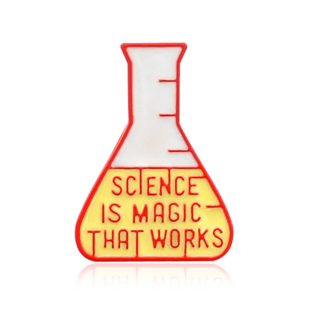 NEW Science is Magic that Works Enamel Pin Brooch - Picture 7 of 7